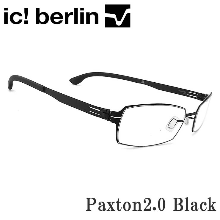 ic! berlin アイシーベルリン Paxton2.0 パクストン Black 日本限定モデル